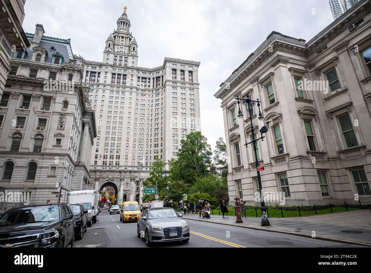 Ancien palais de justice du comté de New York Banque D'Images
