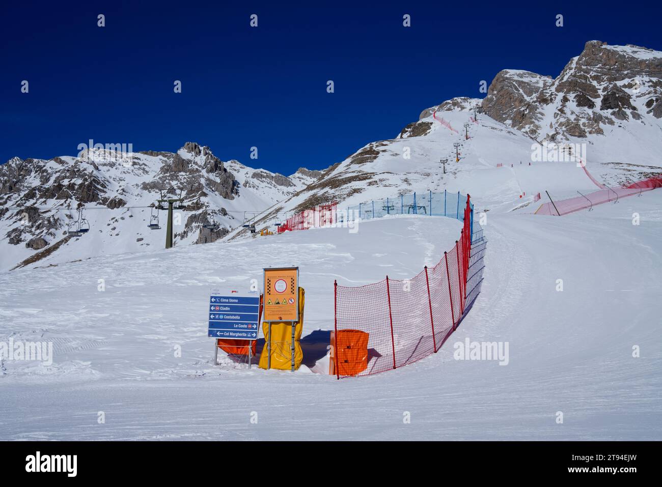 Passo San Pellegrino-Falcade, Tre Valli,Palagruppe,Dolomitengruppe,Provincize Belluno, Banque D'Images