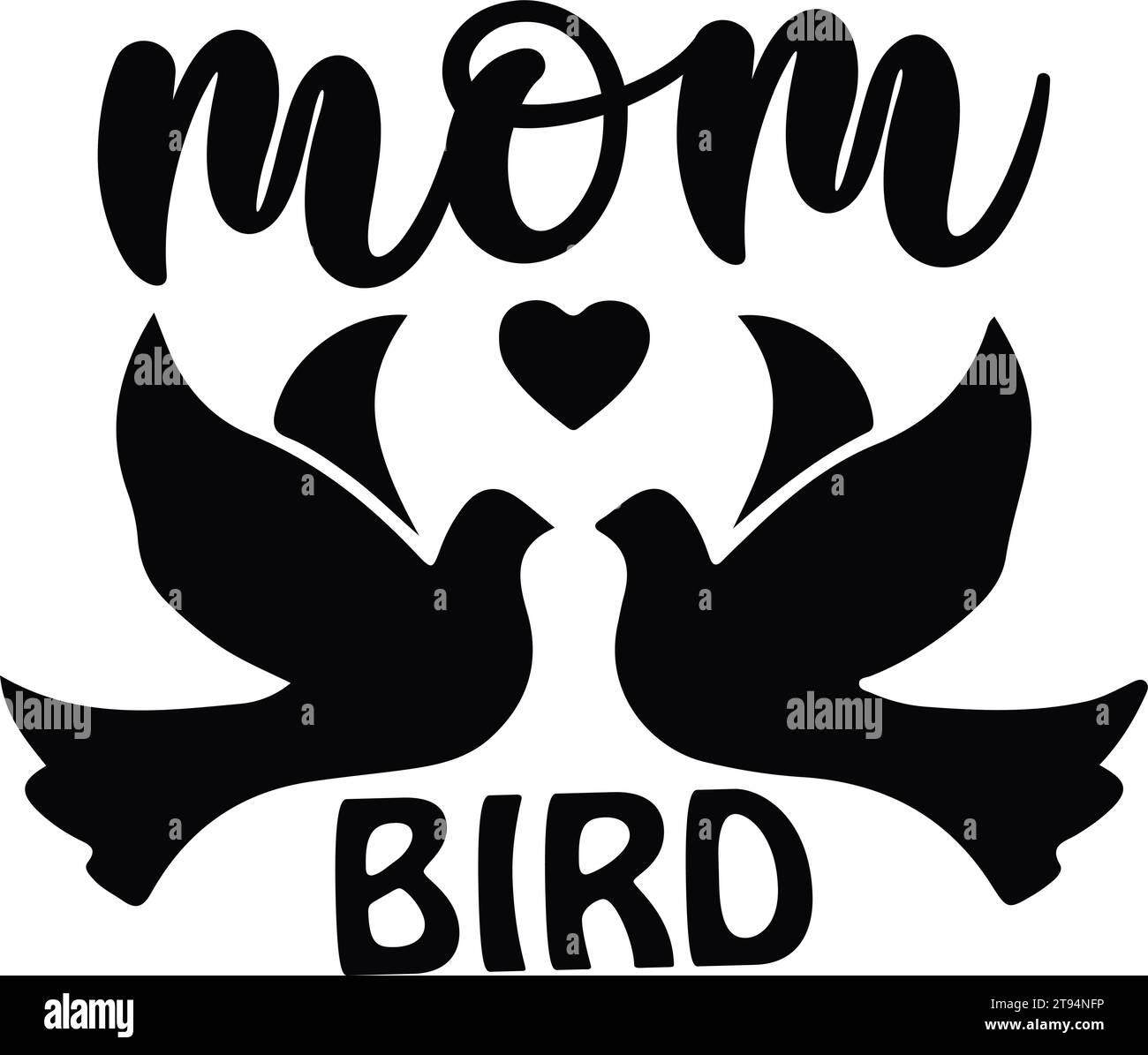 Maman Bird Illustration de Vecteur