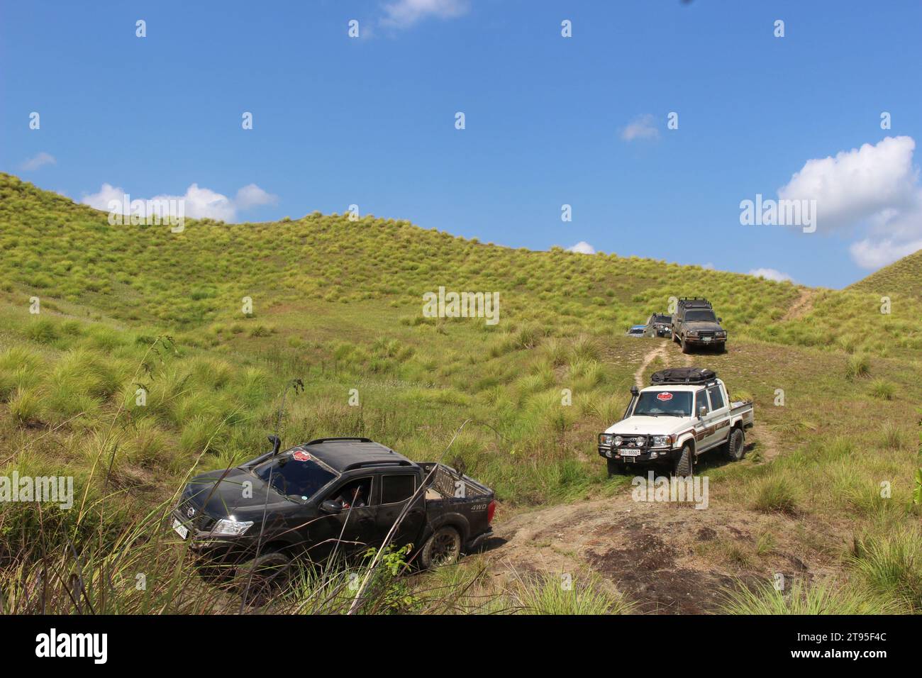 Aventure en plein air à Ubay Stock Farm, Bohol Philippines. Banque D'Images