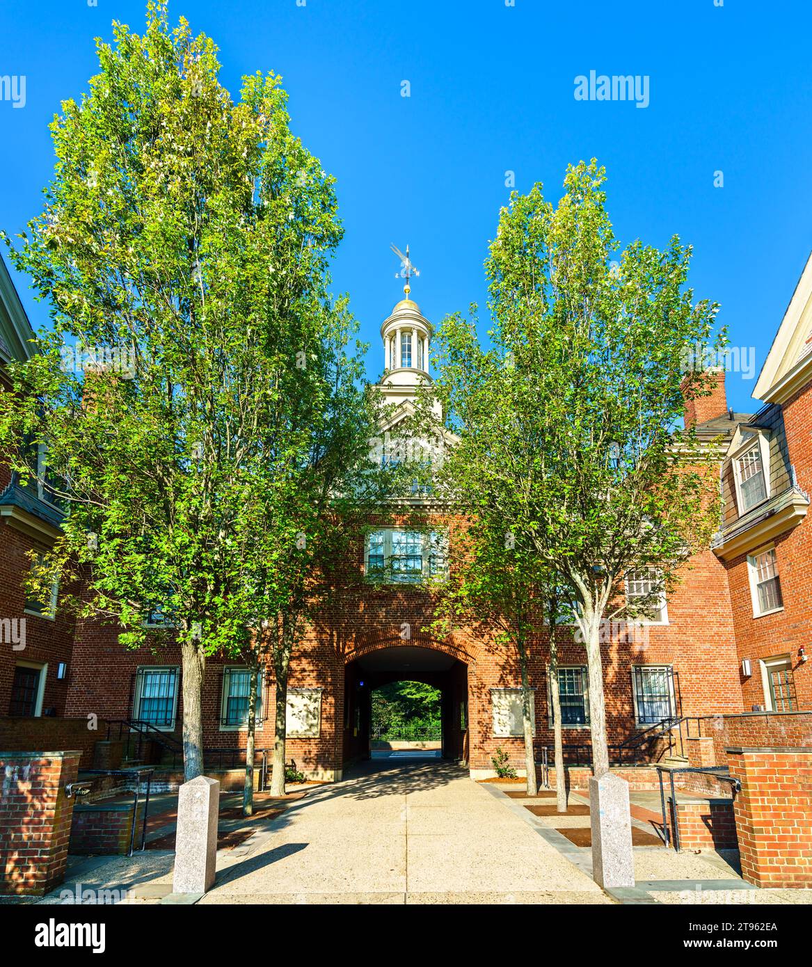 Wayland Arch à Brown University, Providence, Rhode Island, États-Unis Banque D'Images