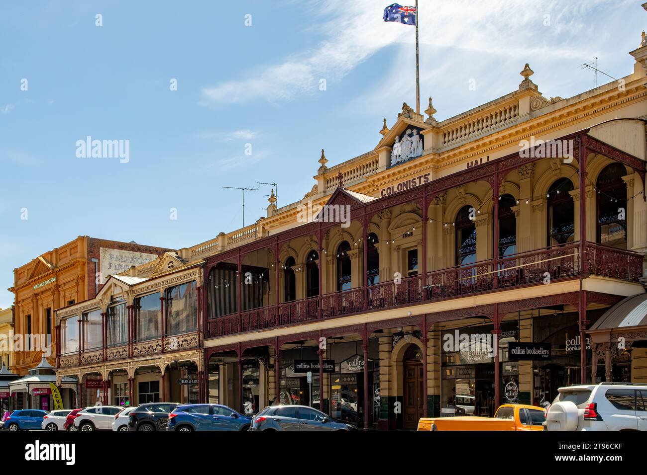 Old Colonists' Hall, Lydiard St, Ballarat, Victoria, Australie Banque D'Images