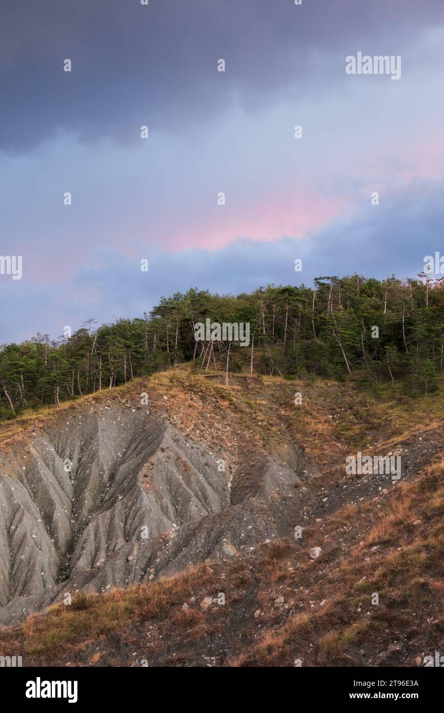Coucher de soleil dans la tempête Banque D'Images