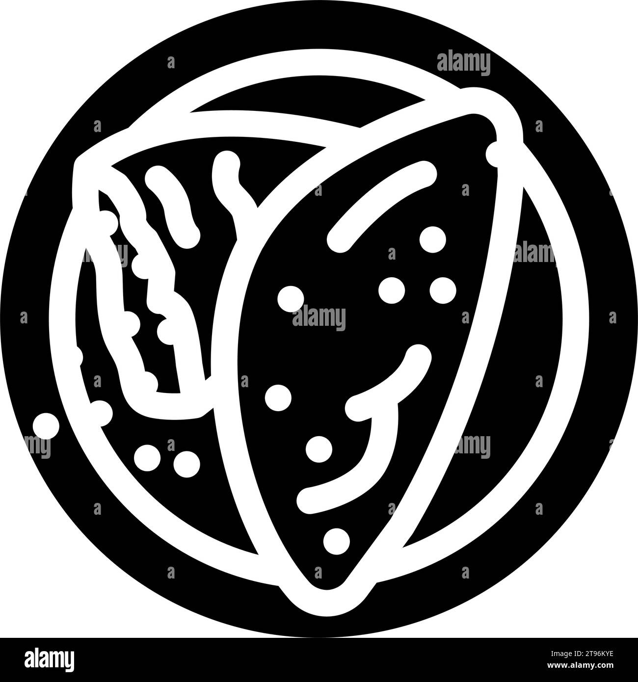 gozleme illustration vectorielle d'icône de glyphe de cuisine turque Illustration de Vecteur