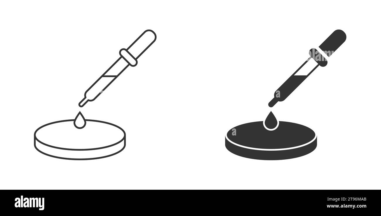 Icône de boîte de Pétri. Illustration vectorielle Illustration de Vecteur