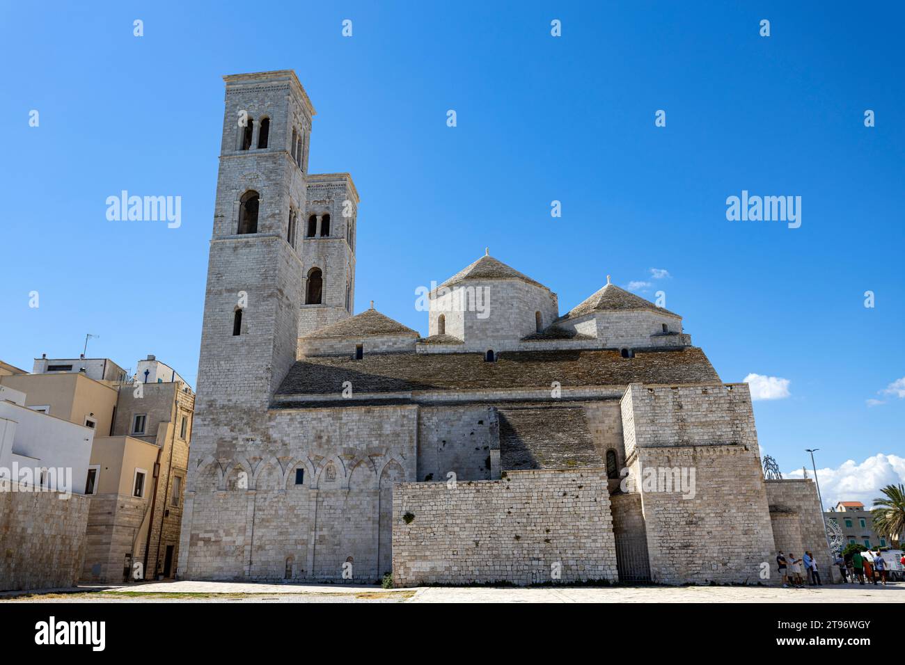 MOLFETTA, ITALIE, 10 JUILLET 2022 - vue de la cathédrale de San Conrad, province de Bari, Pouilles, Italie Banque D'Images