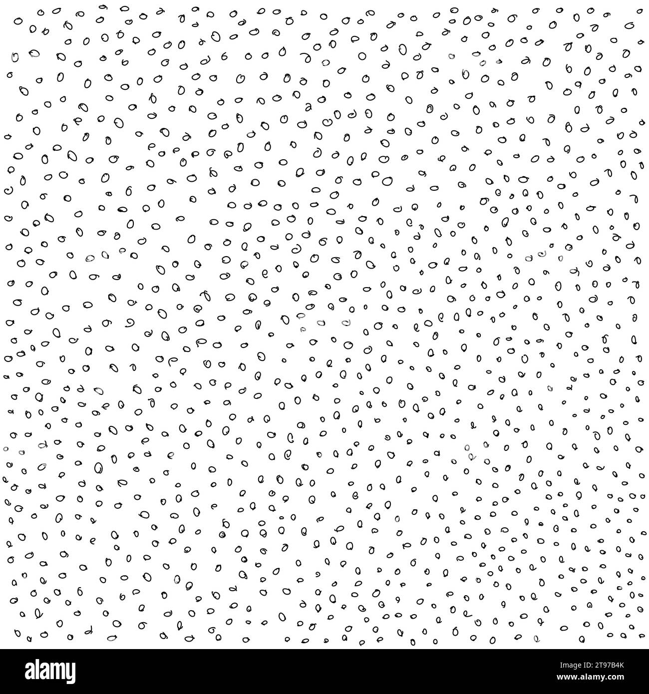 Abstract Dots Hand Drawn texture Seamless Background Banque D'Images