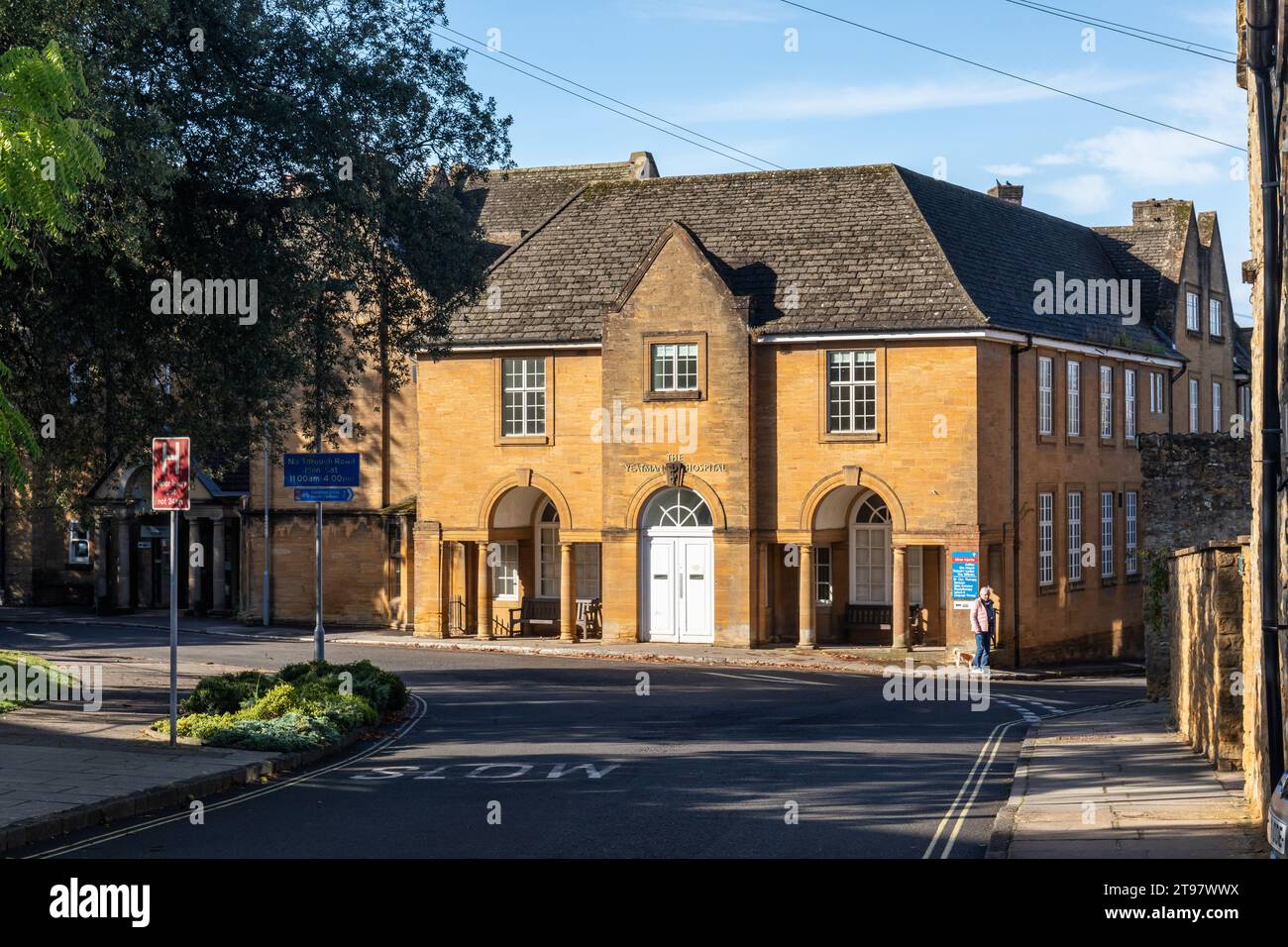 The Yeatman Hospital dans la ville de Sherborne, Dorset, Angleterre, Royaume-Uni Banque D'Images