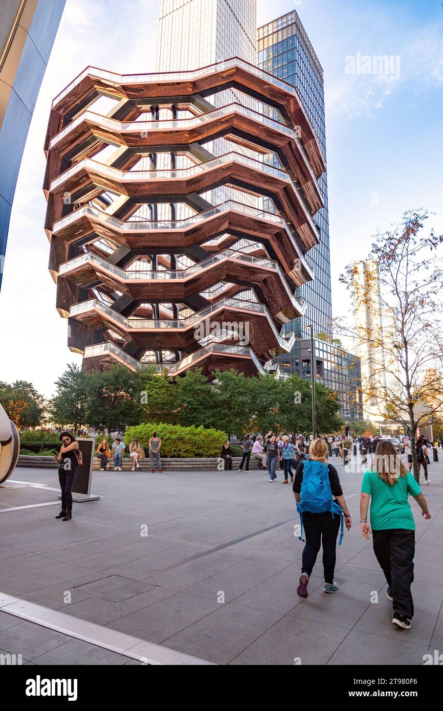 Le navire, Hudson Yards, New York City, États-Unis d'Amérique. Banque D'Images