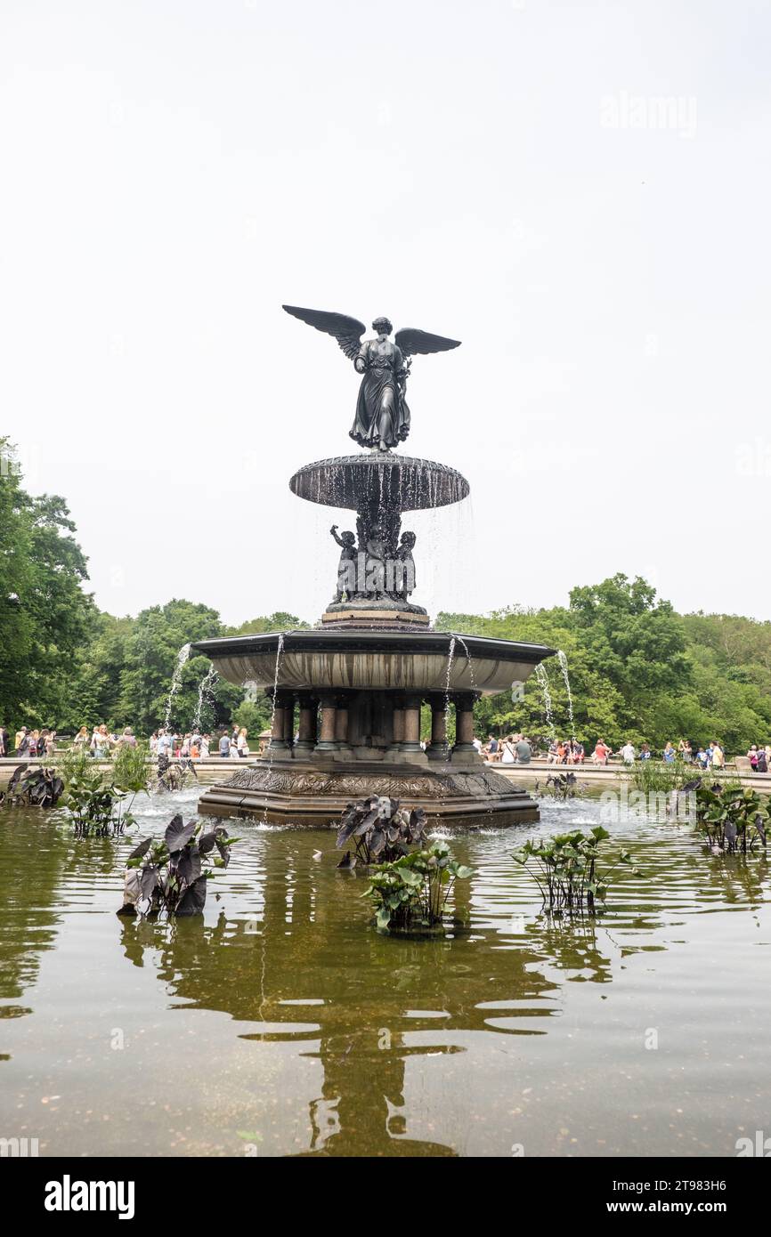 Central Park New York City Times Square Banque D'Images