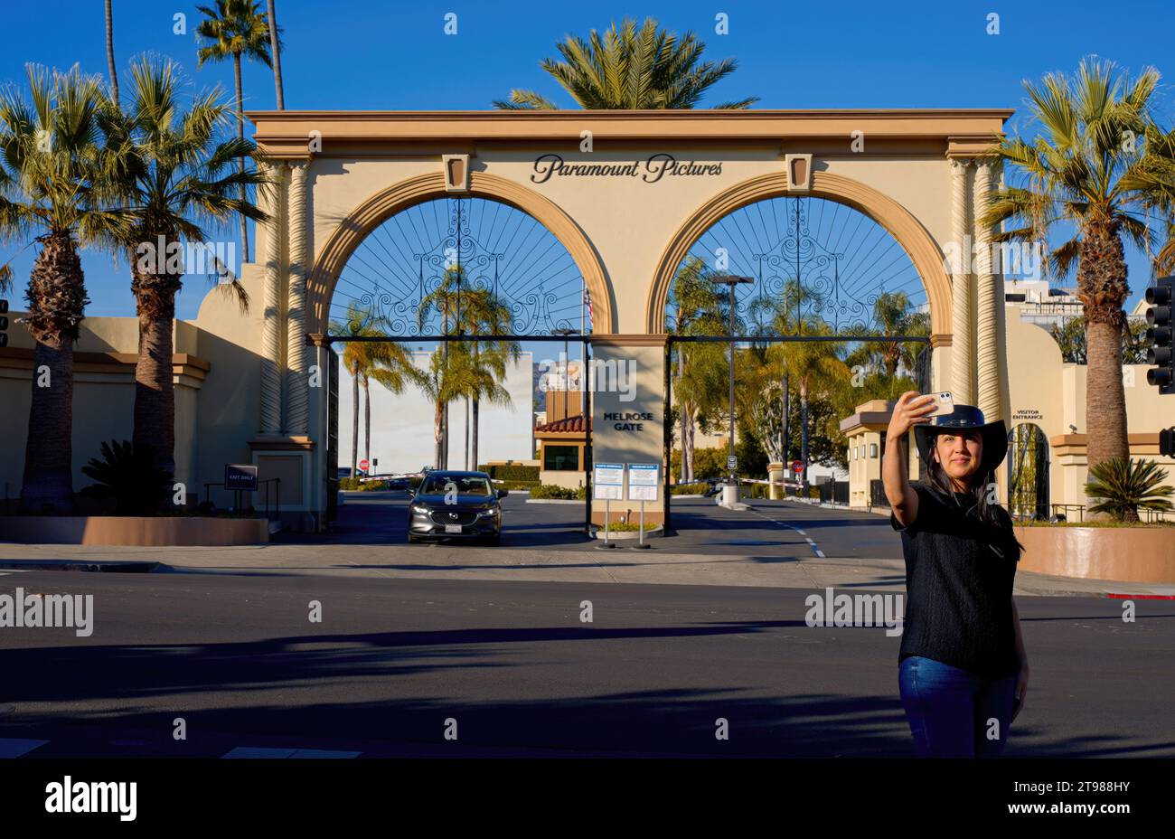Paramount Pictures Studios à Melrose Avenue à Hollywood - LOS ANGELES, ÉTATS-Unis - NOVEMBRE 5. 2023 Banque D'Images