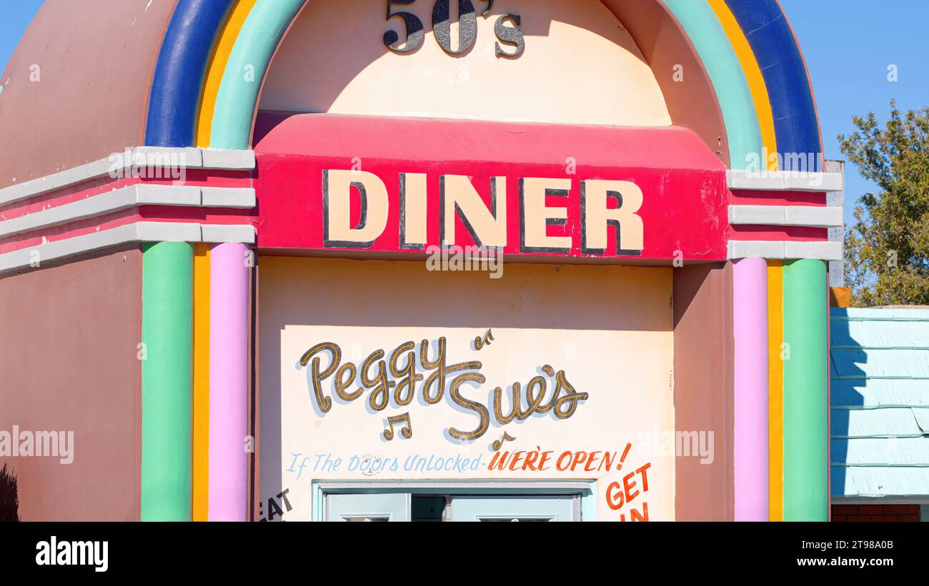 Restaurant rétro américain Peggy Sue - LAS VEGAS, ÉTATS-UNIS - OCTOBRE 31. 2023 Banque D'Images