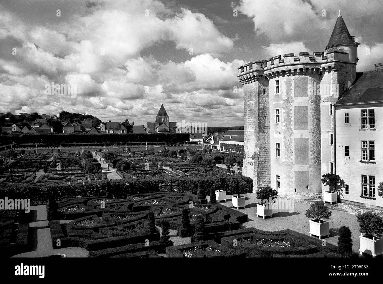 France, Loire : Château de Villandry Banque D'Images