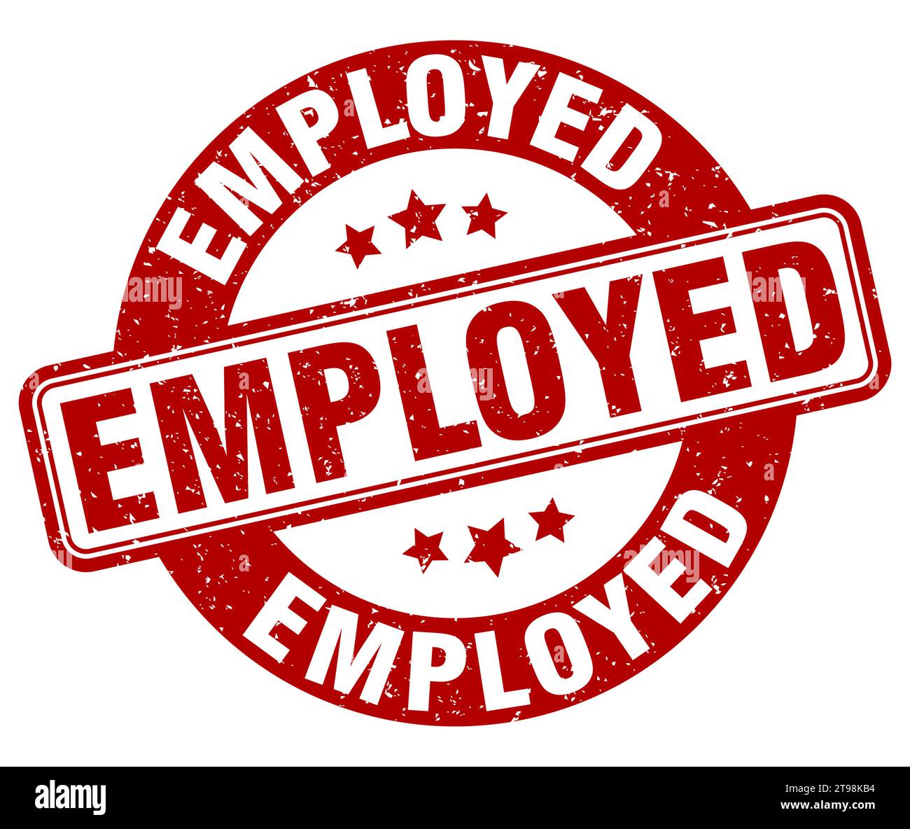 cachet de l'employé. affiche de l'employé. étiquette de grunge ronde Illustration de Vecteur