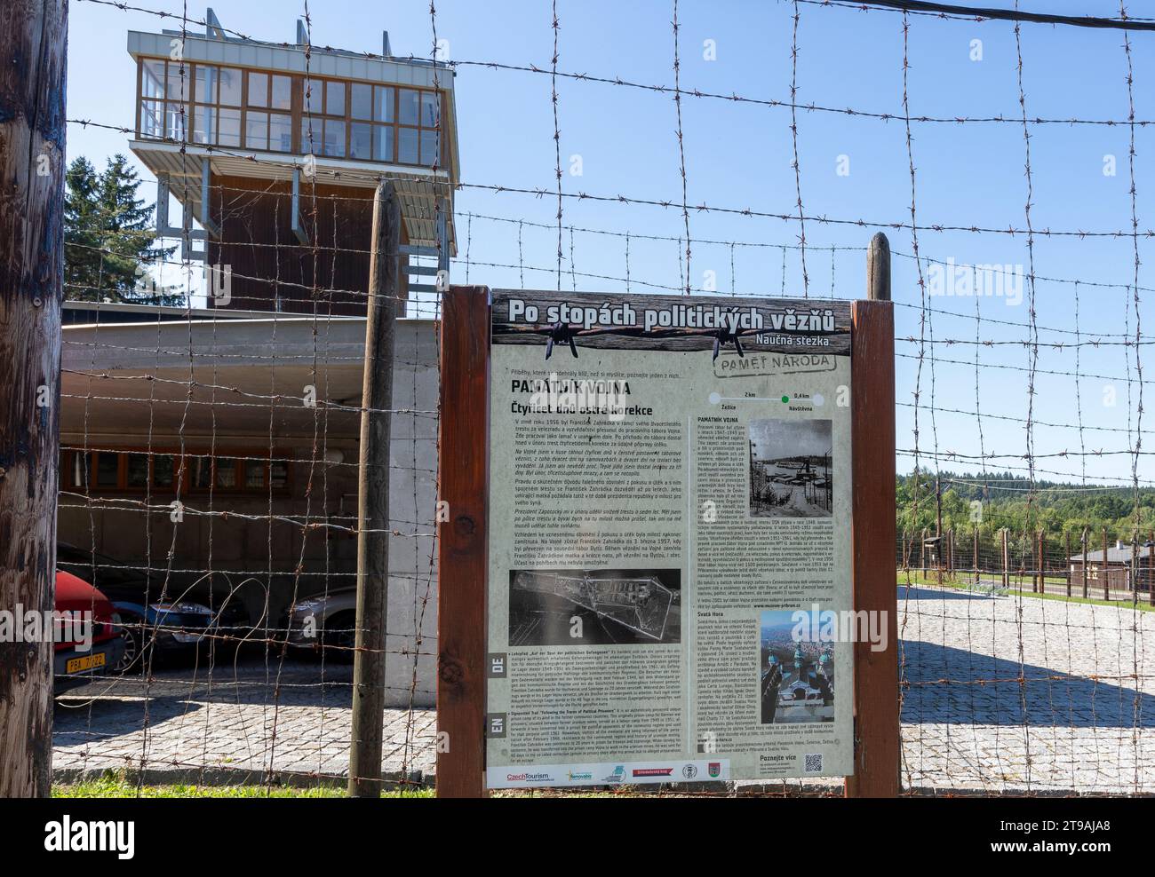 Le mémorial Vojna, Lesetice, Pribram, République tchèque, septembre 8, 2023. (CTK photo/Marketa Hofmanova) Banque D'Images