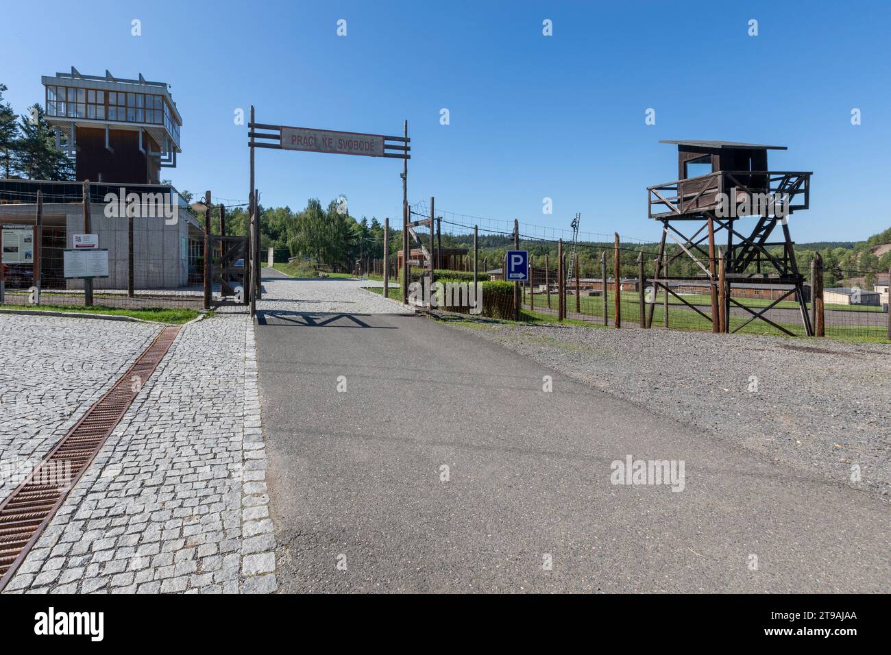 Le mémorial Vojna, Lesetice, Pribram, République tchèque, septembre 8, 2023. (CTK photo/Marketa Hofmanova) Banque D'Images