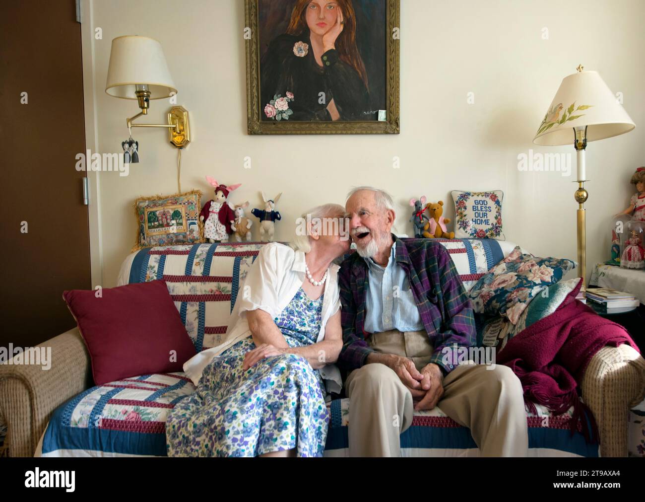 Couple de personnes âgées Banque D'Images