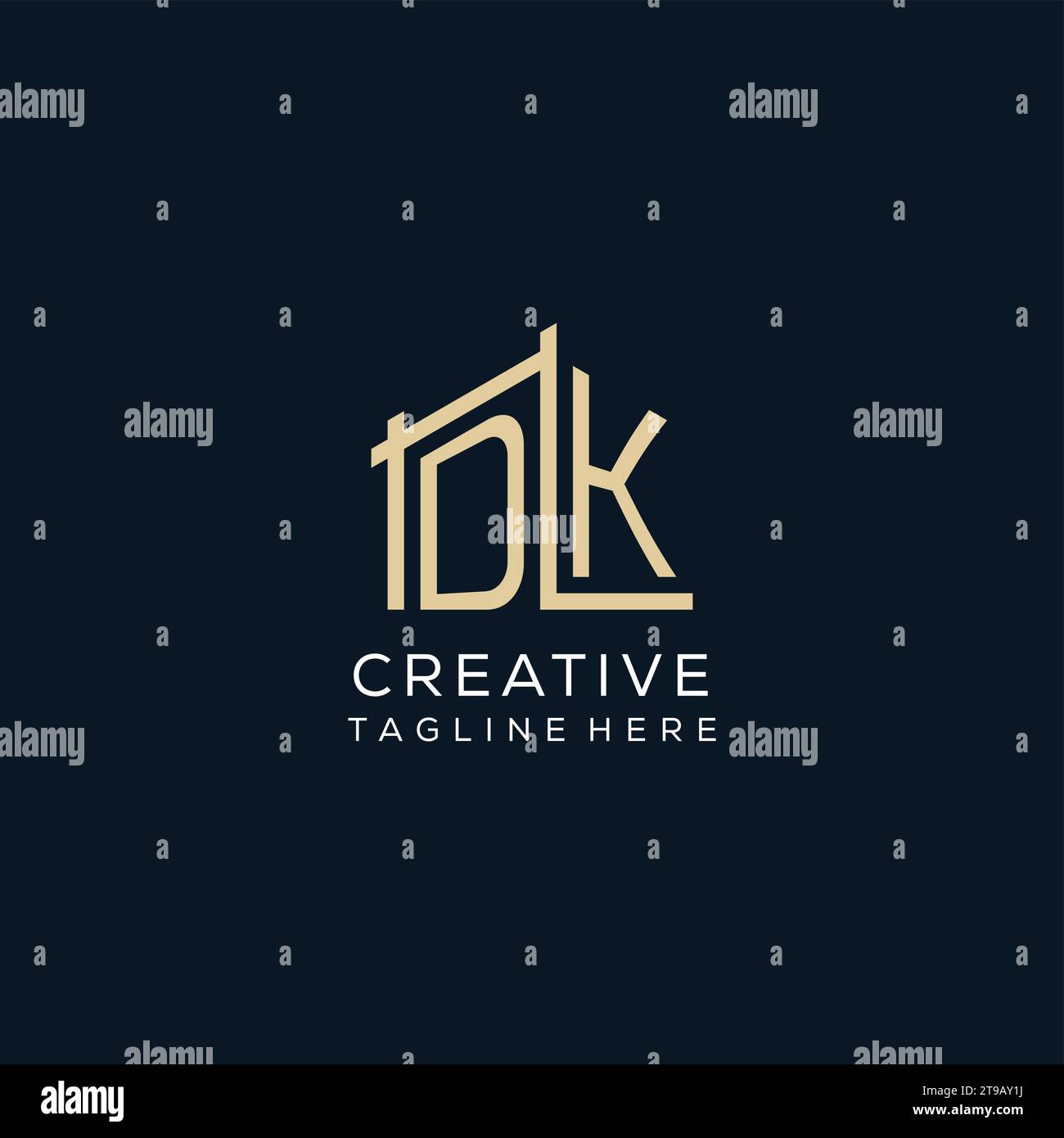 Logo DK initial, graphique vectoriel de conception de logo architectural et de construction propre et moderne Illustration de Vecteur Logo DK initial, graphique vectoriel de conception de logo architectural et de construction propre et moderne Illustration de Vecteur