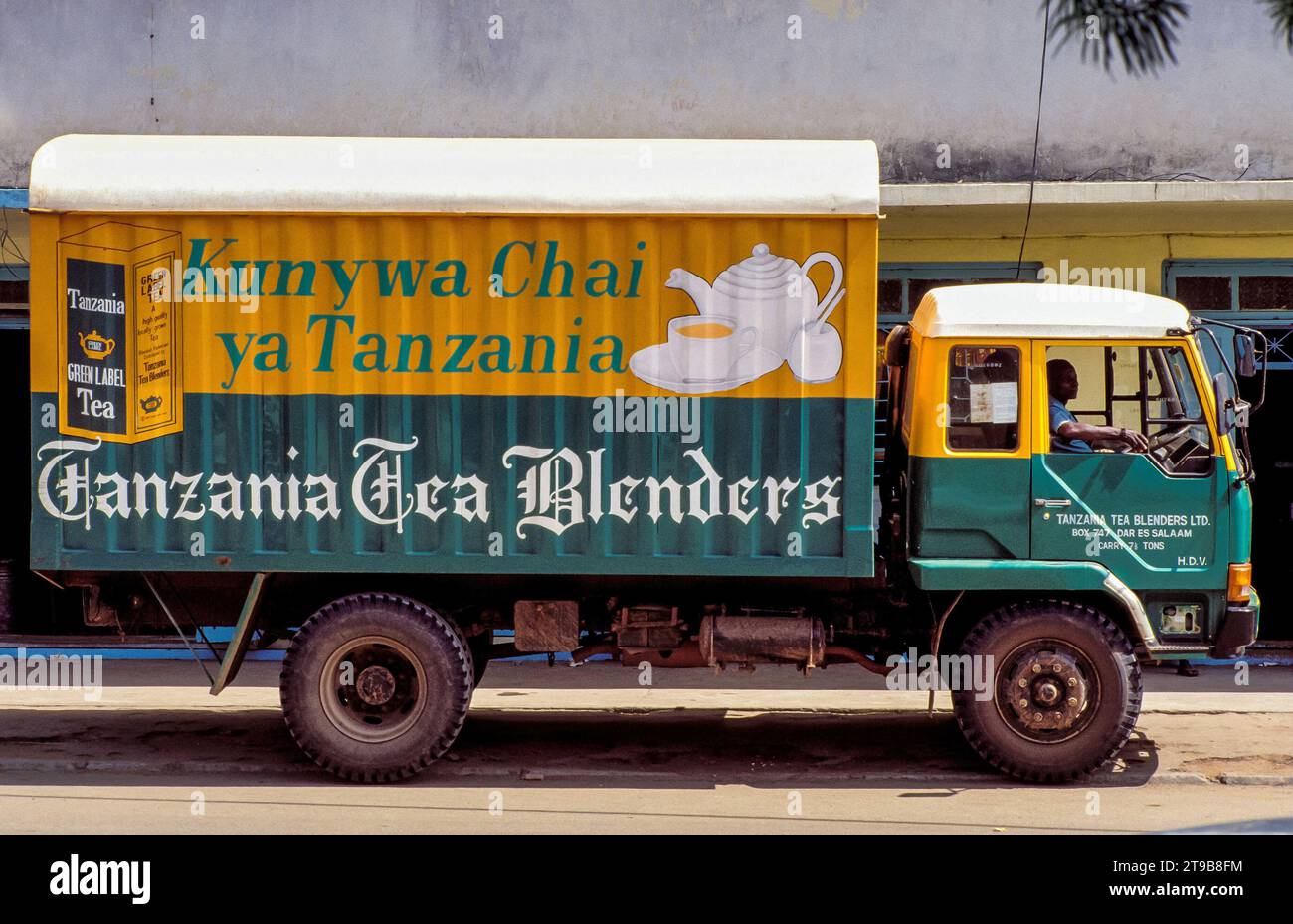 Tanzanie. Camion transportant du thé. Banque D'Images