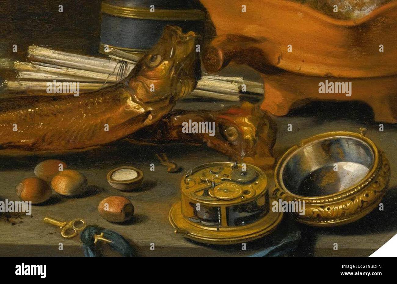 STILL-Life (détail) 1625-26 de Pieter Claesz. Banque D'Images