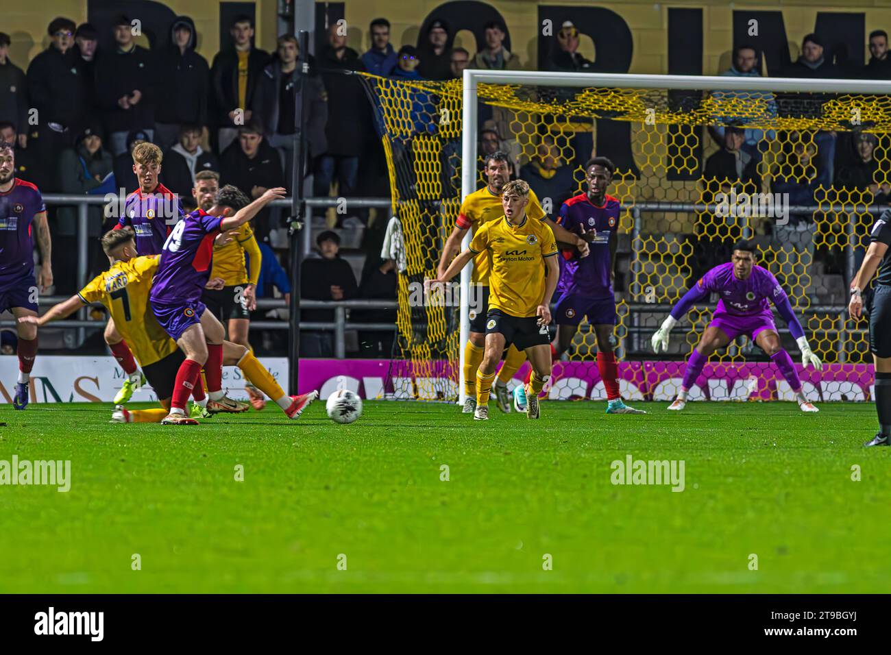 Vanarama National League Boston United vs Rushall Olympic 21.11.2023 Jakemans Community Stadium Boston, Lincolnshire Banque D'Images