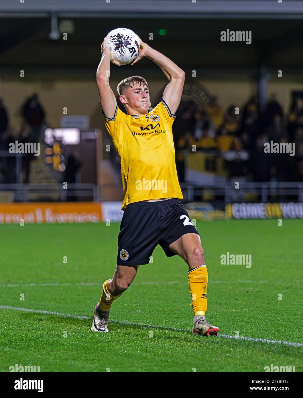 Vanarama National League Boston United vs Rushall Olympic 21.11.2023 Jakemans Community Stadium Boston, Lincolnshire Banque D'Images