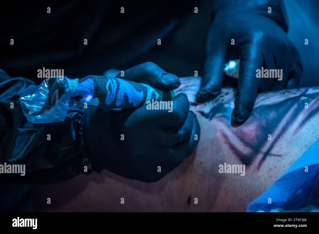 Varsovie. Pologne. 2019 Warsaw Tattoo Days 2019 Banque D'Images