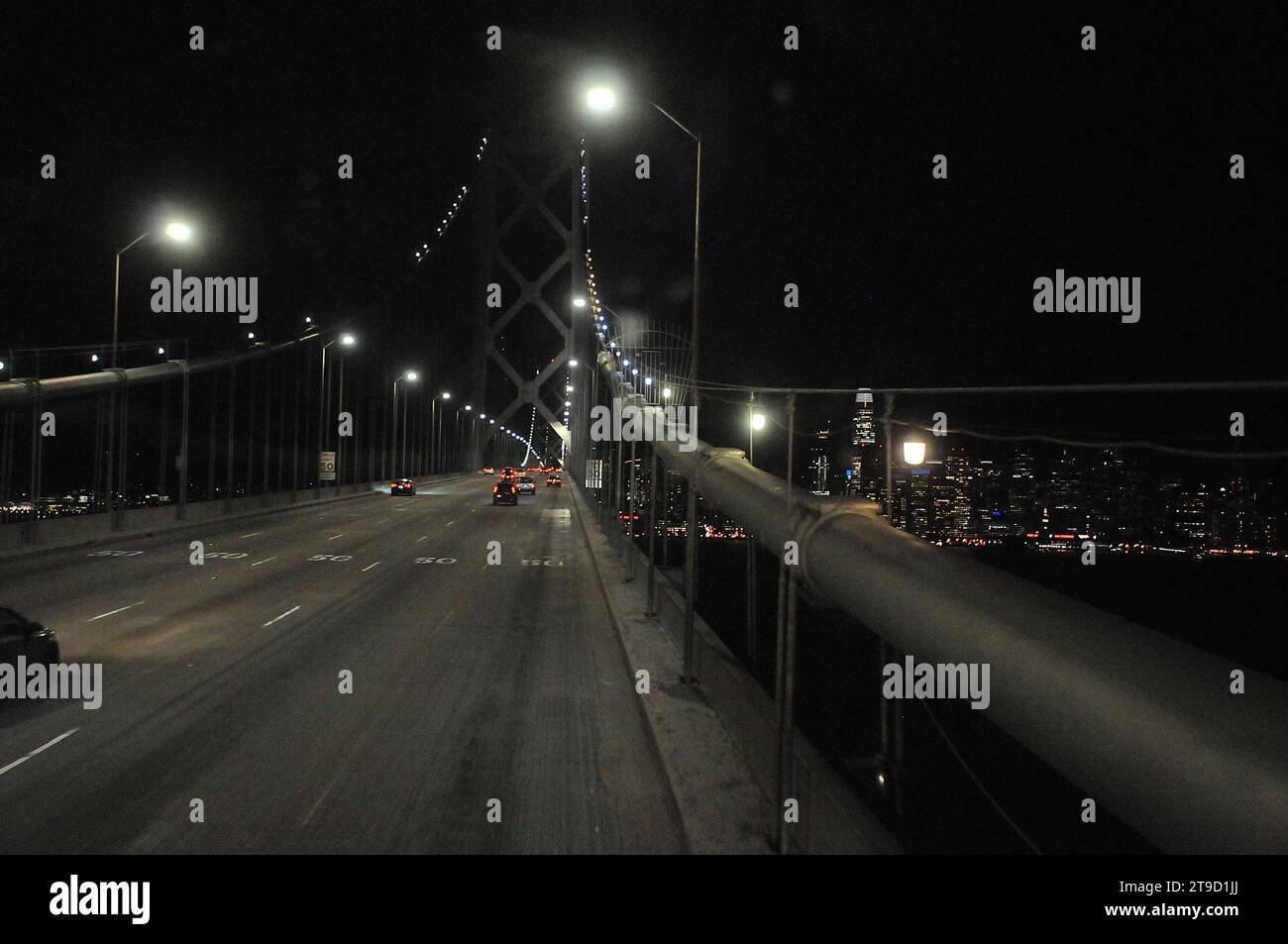 Treasure Island San Francisco /Bay Brige /california/ 12 septembre 2019/San Francisco City by Night Lights and View from Bay Bridge . Photo.Francis Dean/Deanpictures. Crédit : Imago/Alamy Live News Banque D'Images