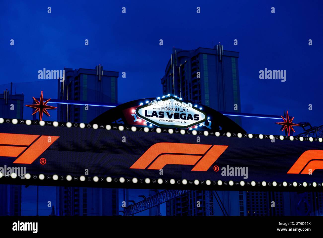 Las Vegas, États-Unis. 15 novembre 2023. Track impression, Grand Prix F1 de Las Vegas au Las Vegas Strip circuit le 15 novembre 2023 à Las Vegas, États-Unis d'Amérique. (Photo de HOCH ZWEI) crédit : dpa/Alamy Live News Banque D'Images