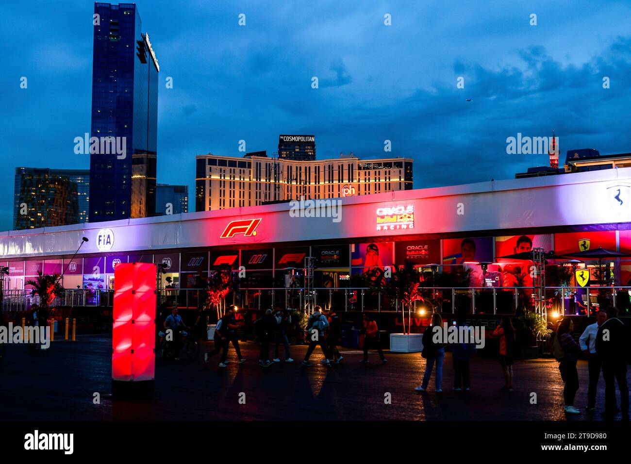 Track impression, Grand Prix F1 de Las Vegas au Las Vegas Strip circuit le 15 novembre 2023 à Las Vegas, États-Unis d'Amérique. (Photo de HOCH ZWEI) Banque D'Images