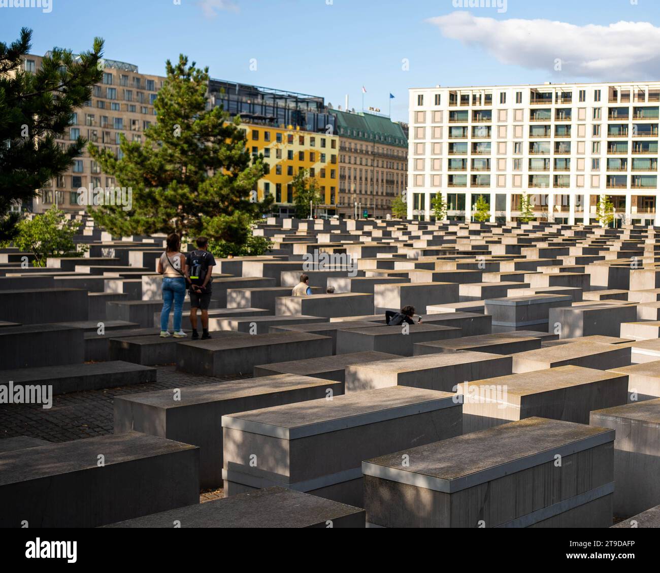 Pomnik Pomordowanych Żydów Europy Banque D'Images