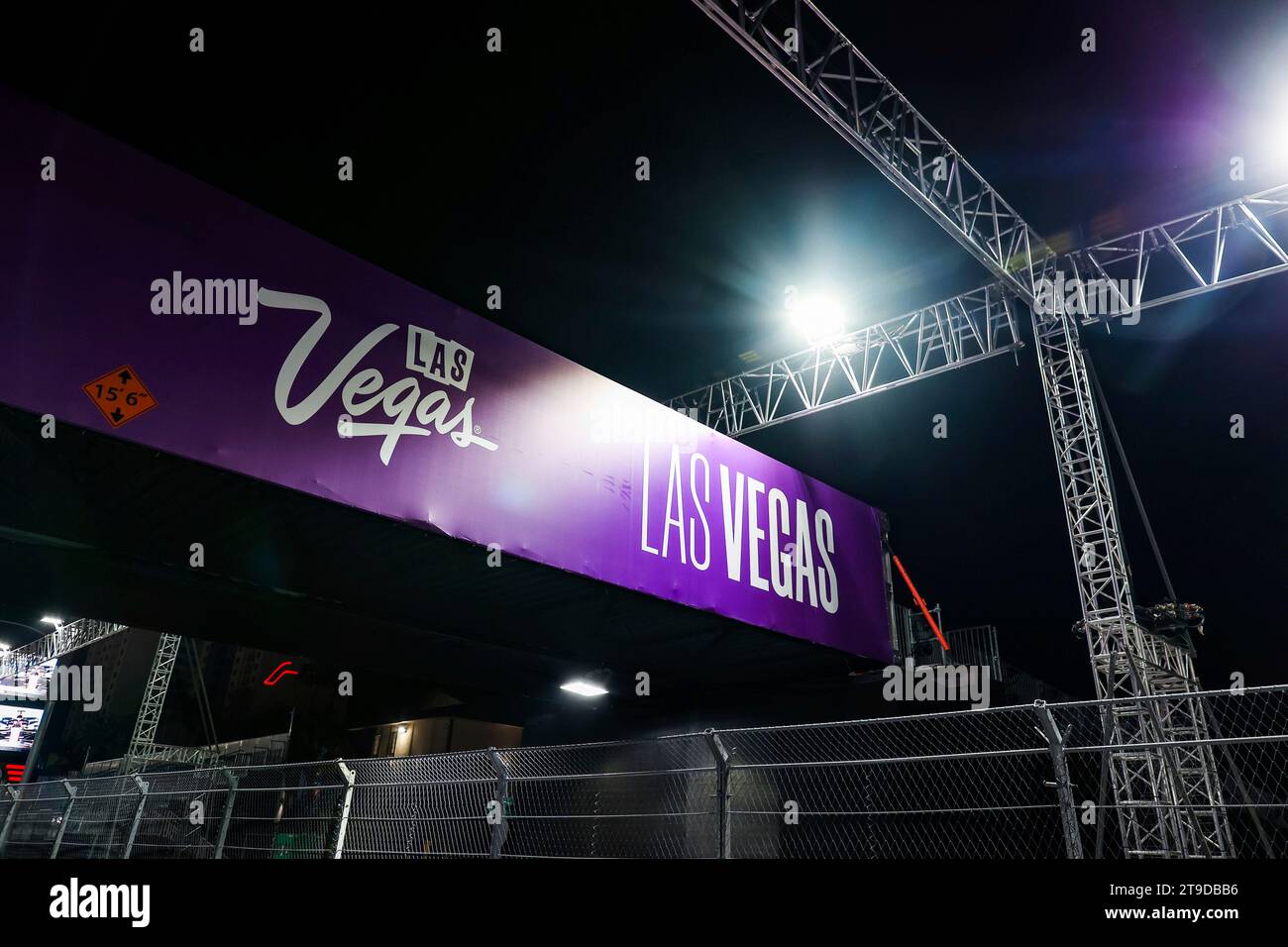 Las Vegas, États-Unis. 14 novembre 2023. Track impression, Grand Prix F1 de Las Vegas au Las Vegas Strip circuit le 14 novembre 2023 à Las Vegas, États-Unis d'Amérique. (Photo de HOCH ZWEI) crédit : dpa/Alamy Live News Banque D'Images