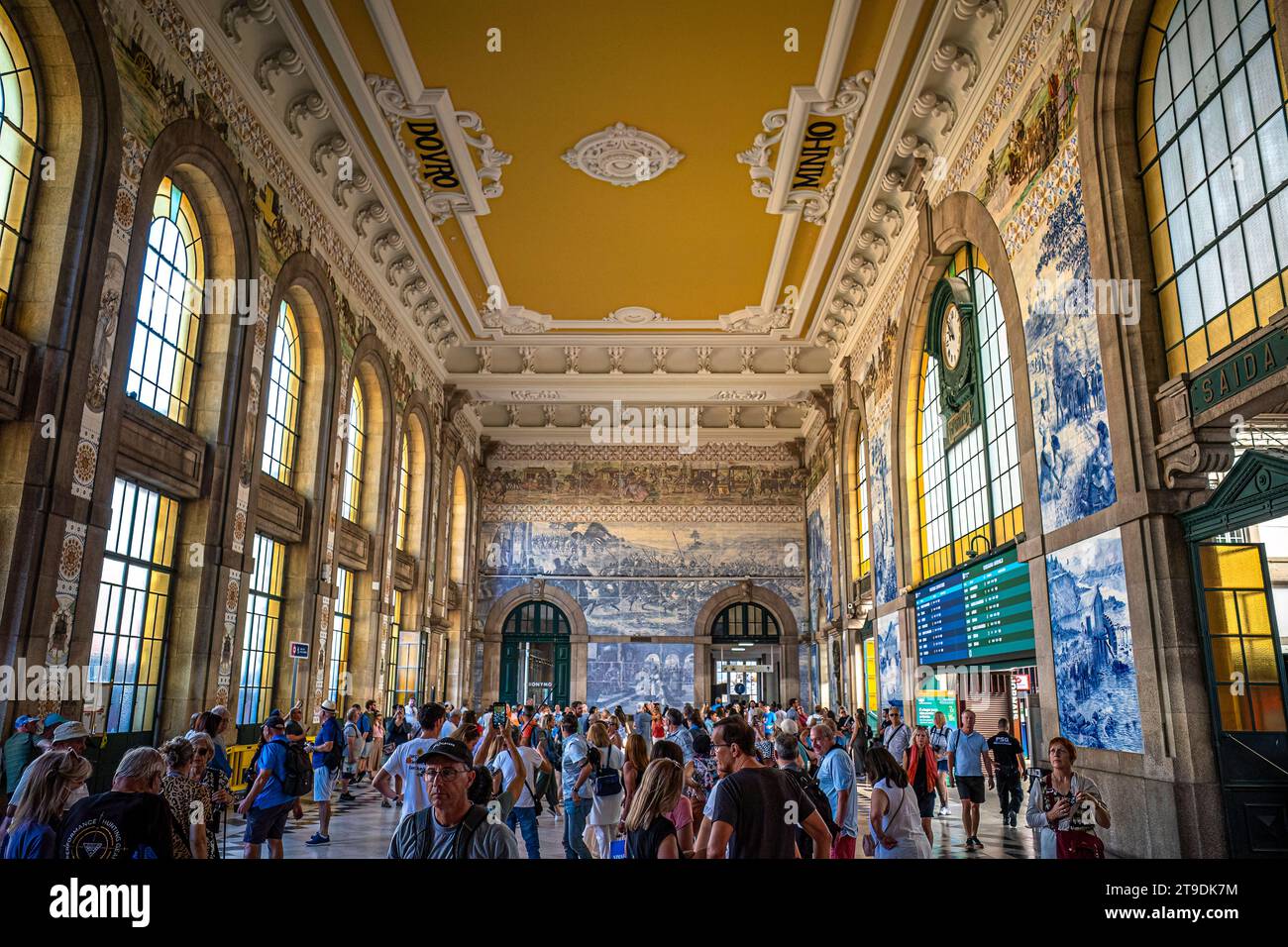 Porto ou Porto, Portugal Gare sao bento Banque D'Images