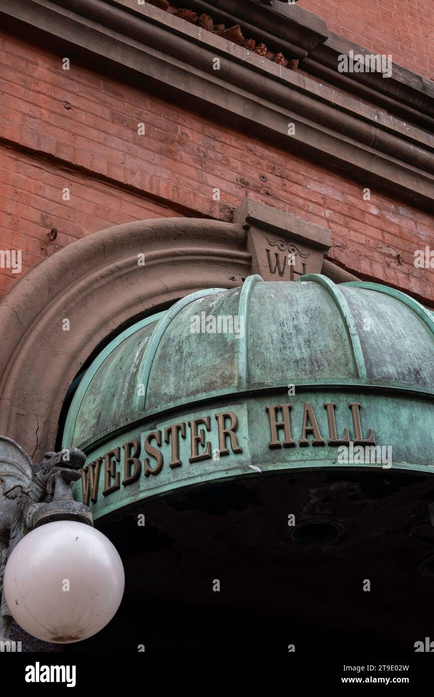 Webster Hall est un lieu historique situé dans East Greenwich Village, New York City, USA 2023 Banque D'Images