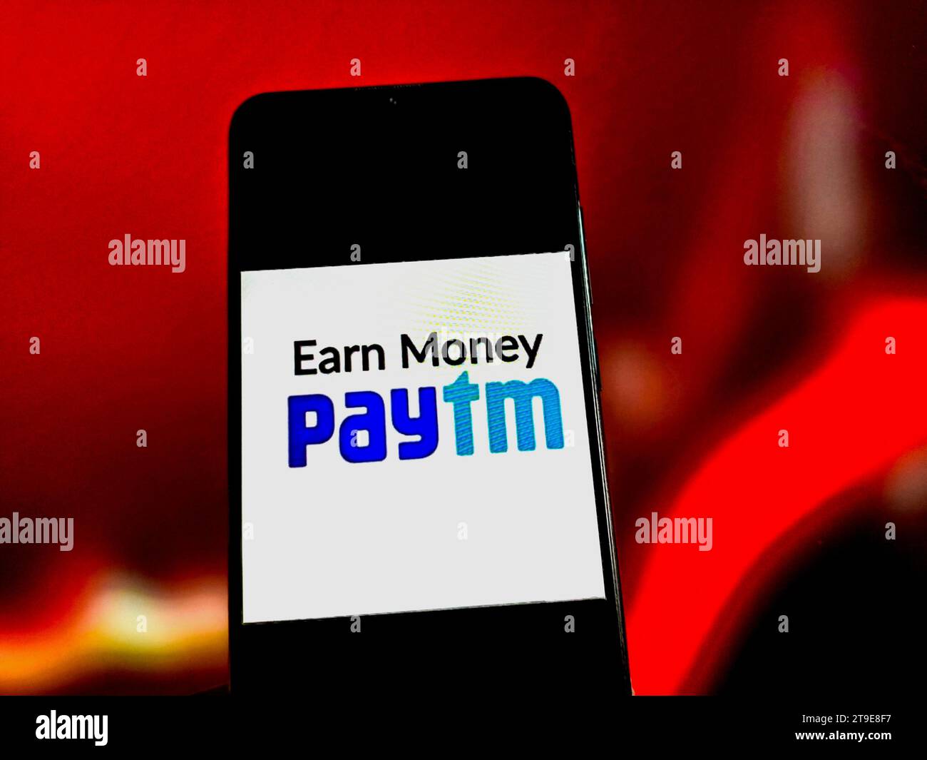 SUQIAN, CHINE - 25 NOVEMBRE 2023 - Paytm, Suqian, Province du Jiangsu, Chine, 25 novembre 2023. Banque D'Images