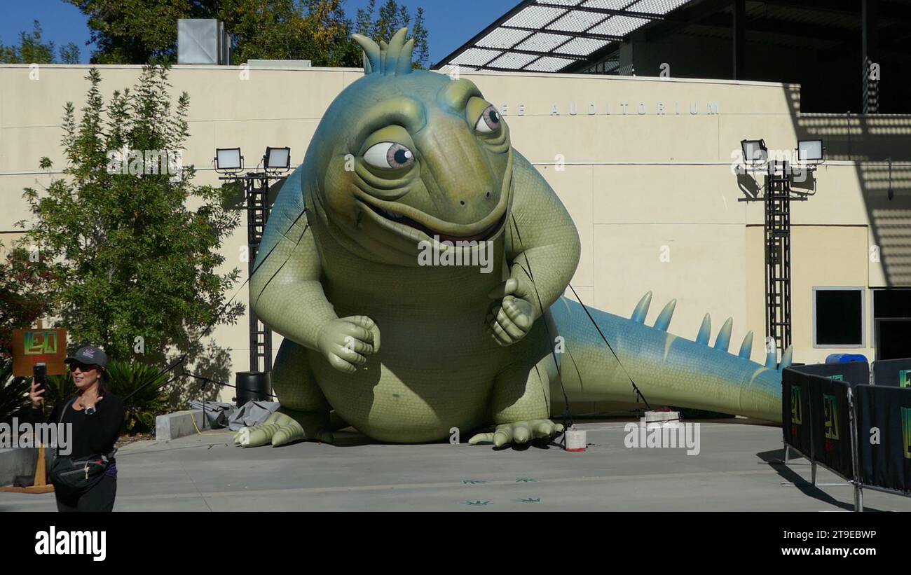 Los Angeles, Californie, États-Unis 21 novembre 2023 Leo Movie Lizard Display à LA Zoo le 21 novembre 2023 à Los Angeles, Californie, États-Unis. Photo de Barry King/Alamy stock photo Banque D'Images