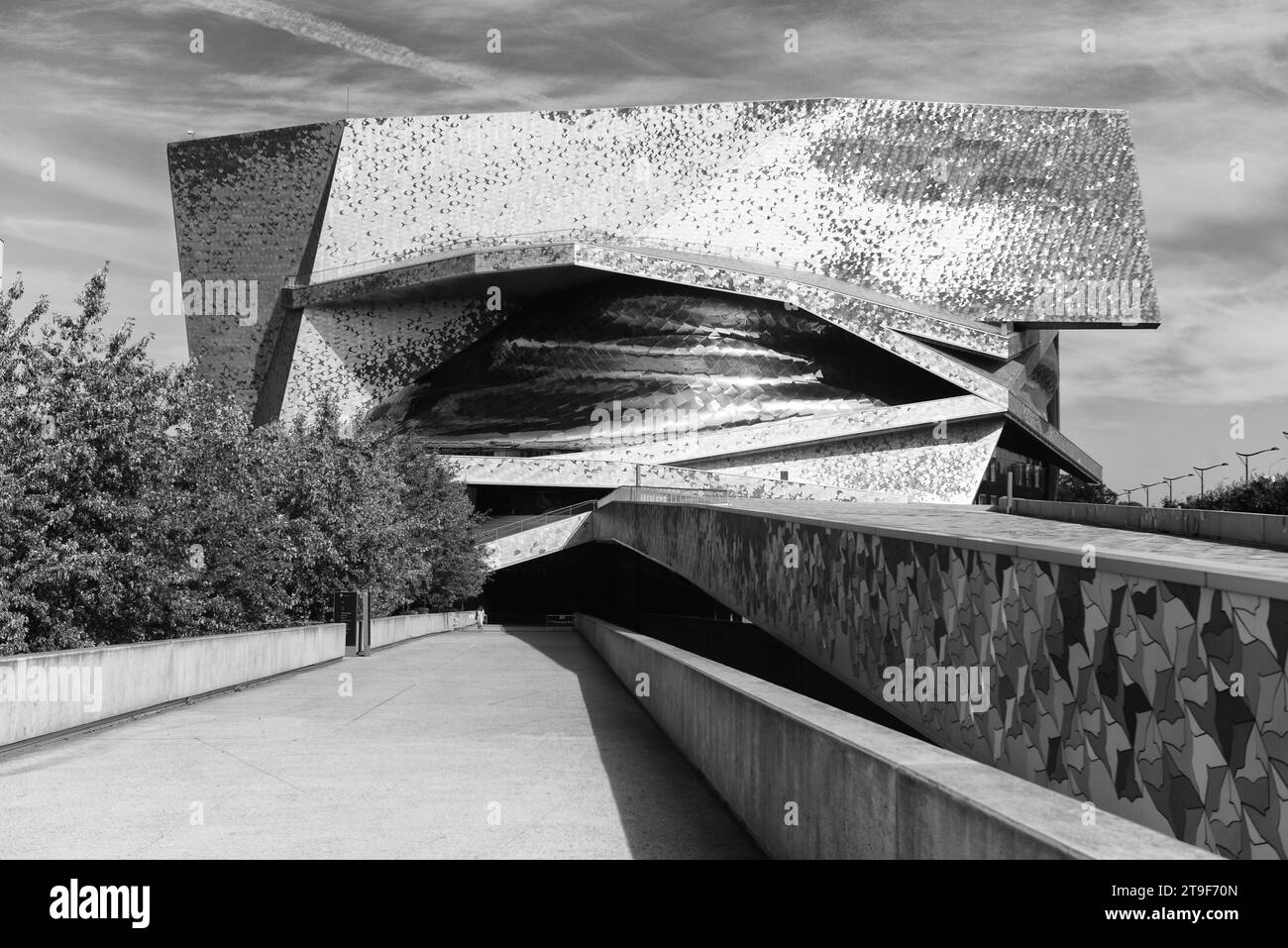 Paris, France - 2 septembre 2019 : Philharmonie de Paris à Paris, France. Banque D'Images