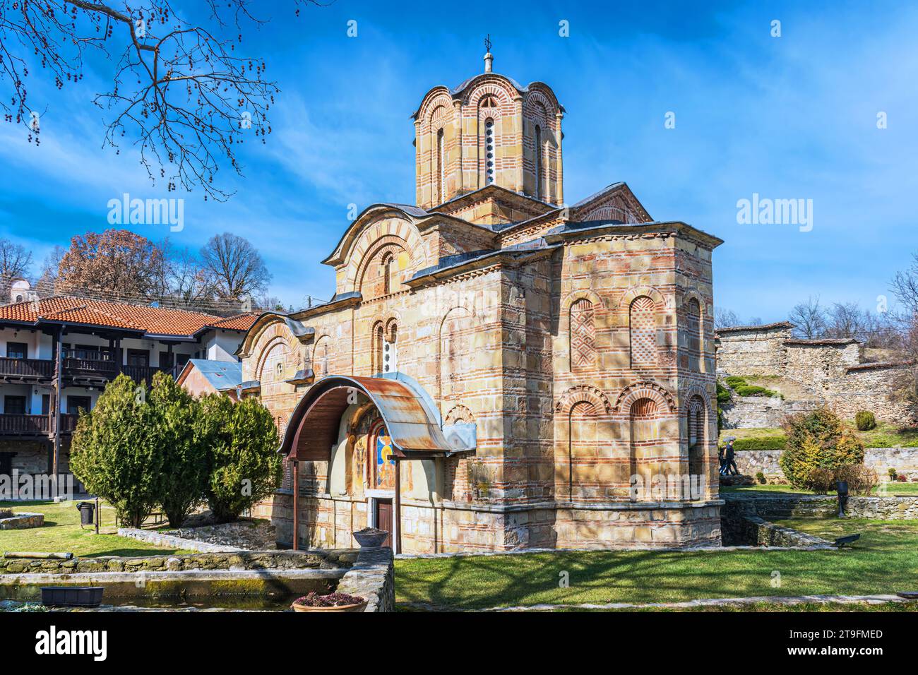 Le monastère de Marko est un monastère orthodoxe situé au sud du village de Markova Susica, le long de la vallée de la rivière Markova sur sa rive gauche. Banque D'Images