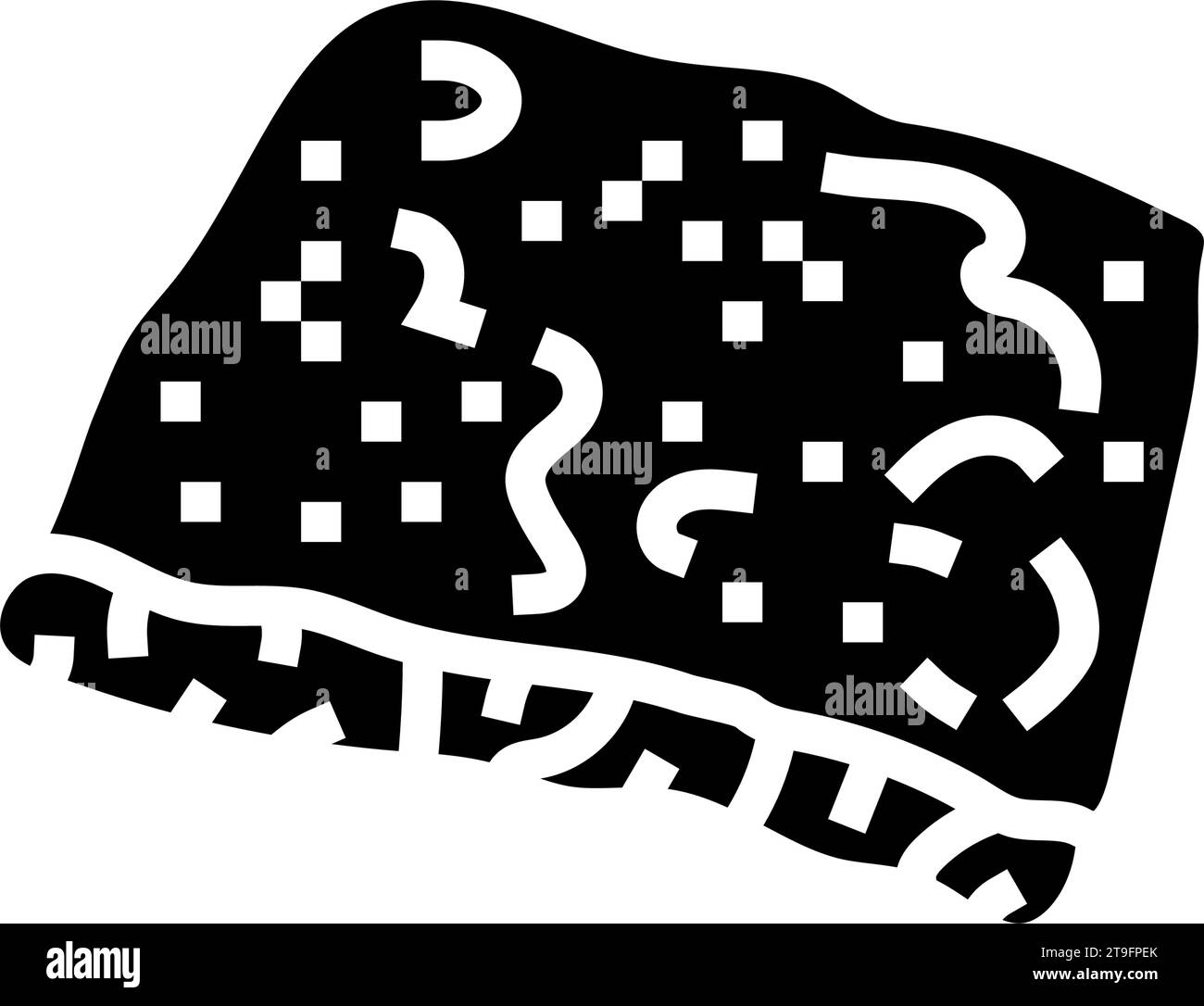 gozleme illustration vectorielle d'icône de glyphe de cuisine turque Illustration de Vecteur