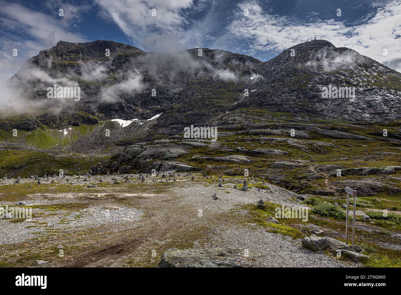 Trollstigen, Norvège Banque D'Images