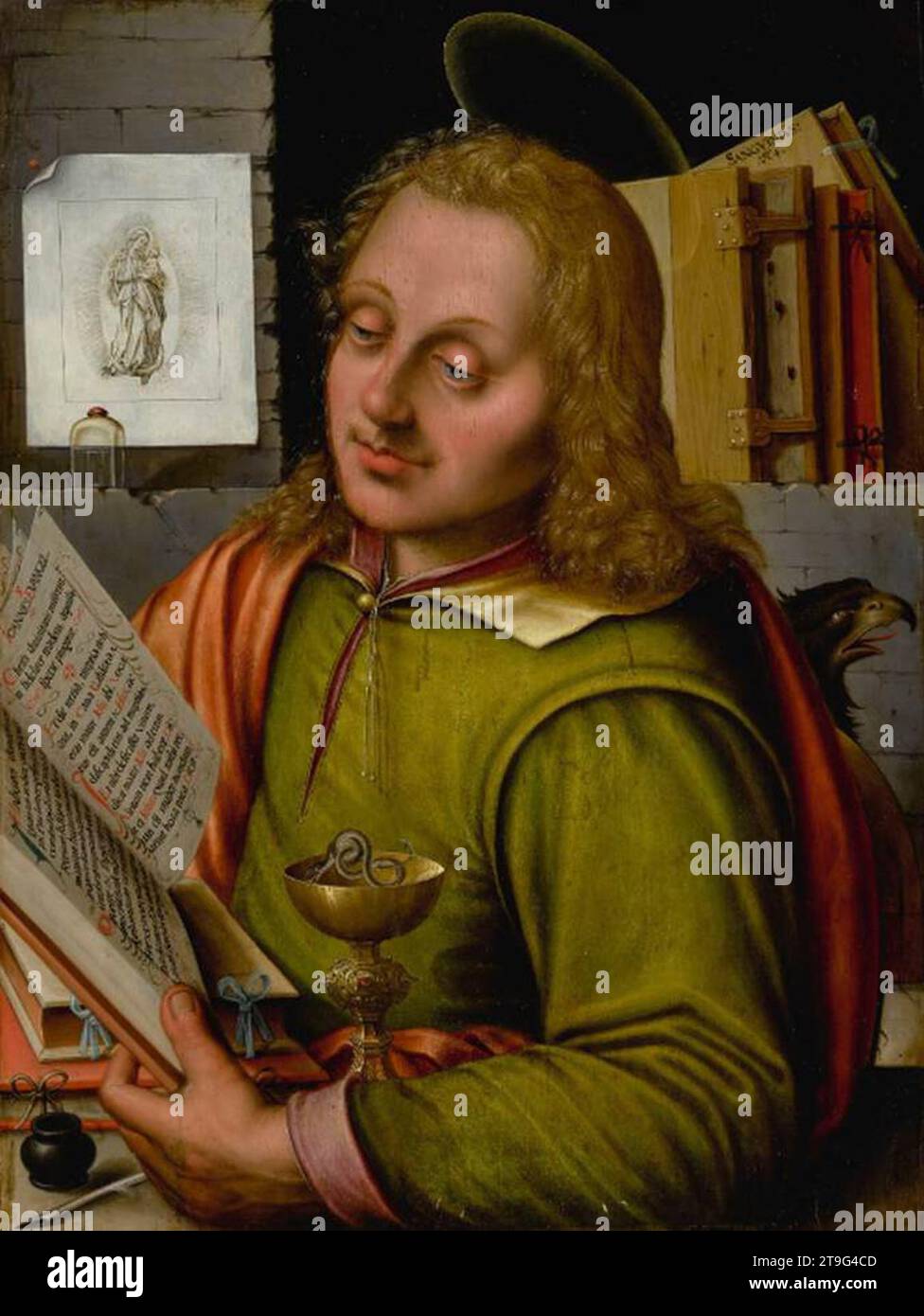 Saint Jean l'évangéliste 1618 par Georg le Jeune Gartner Banque D'Images