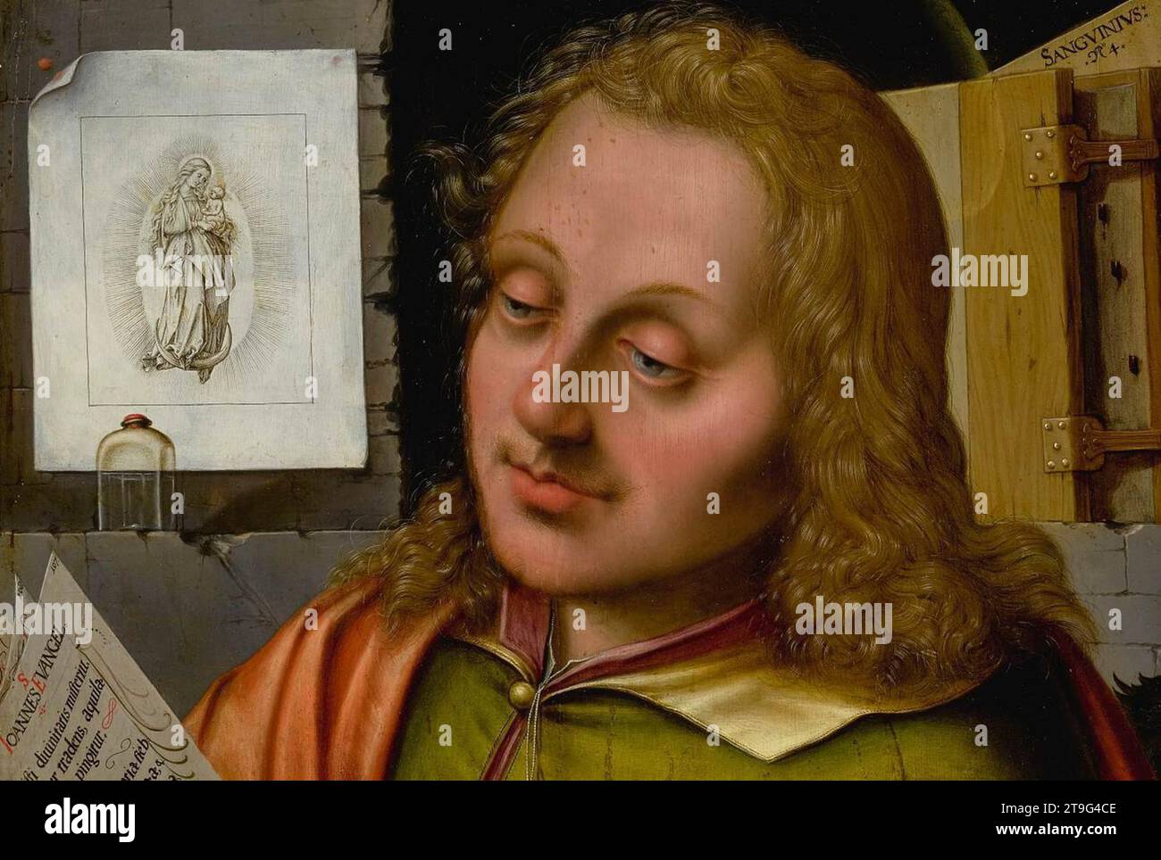 Saint Jean l'Evangéliste (détail) 1618 par Georg le Jeune Gartner Banque D'Images