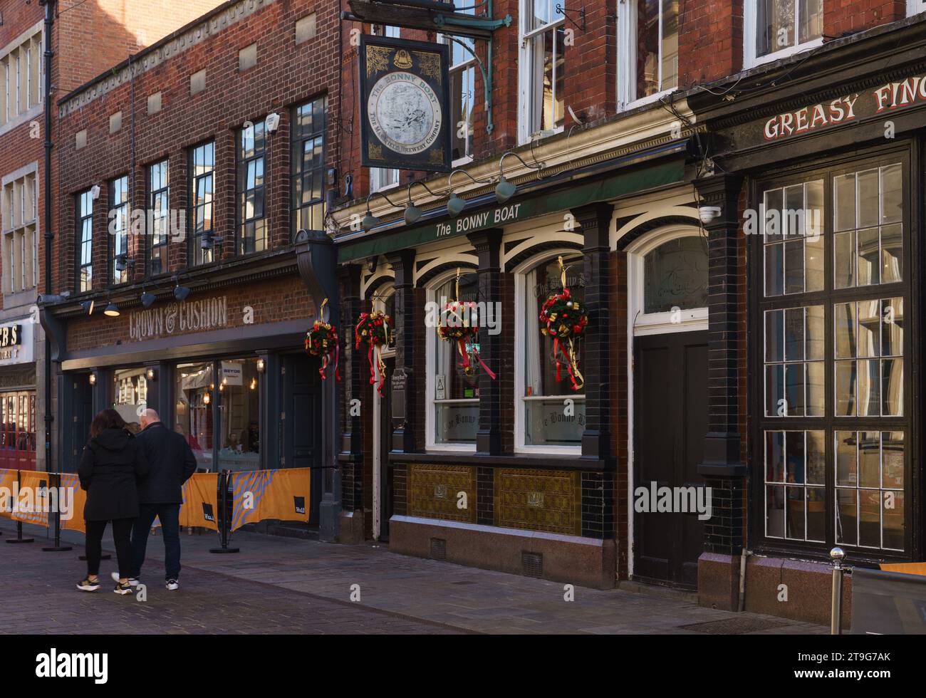 The Bonny Boat, Trinity House Lane, Hull Old Town, East Yorkshire, Royaume-Uni Banque D'Images