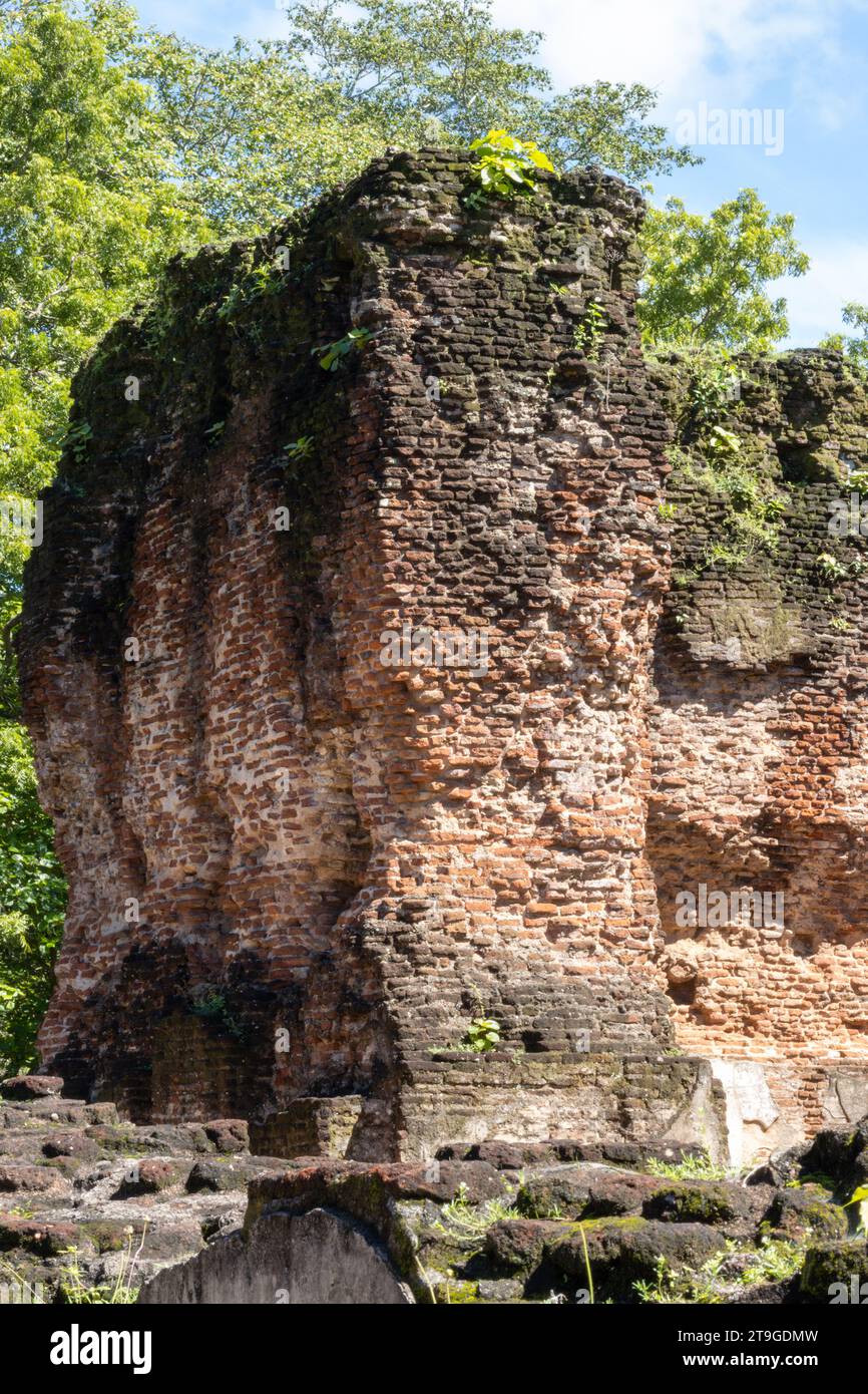 Ruines à Polonnaruwa, Sri Lanka Banque D'Images