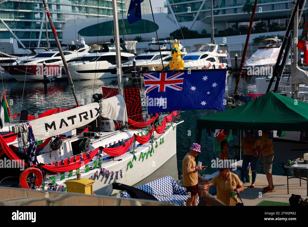 Abu Dhabi, Émirats arabes Unis. 24 novembre 2023. Track impression, Grand Prix F1 d'Abu Dhabi au Yas Marina circuit le 24 novembre 2023 à Abu Dhabi, Emirats Arabes Unis. (Photo de HOCH ZWEI) crédit : dpa/Alamy Live News Banque D'Images