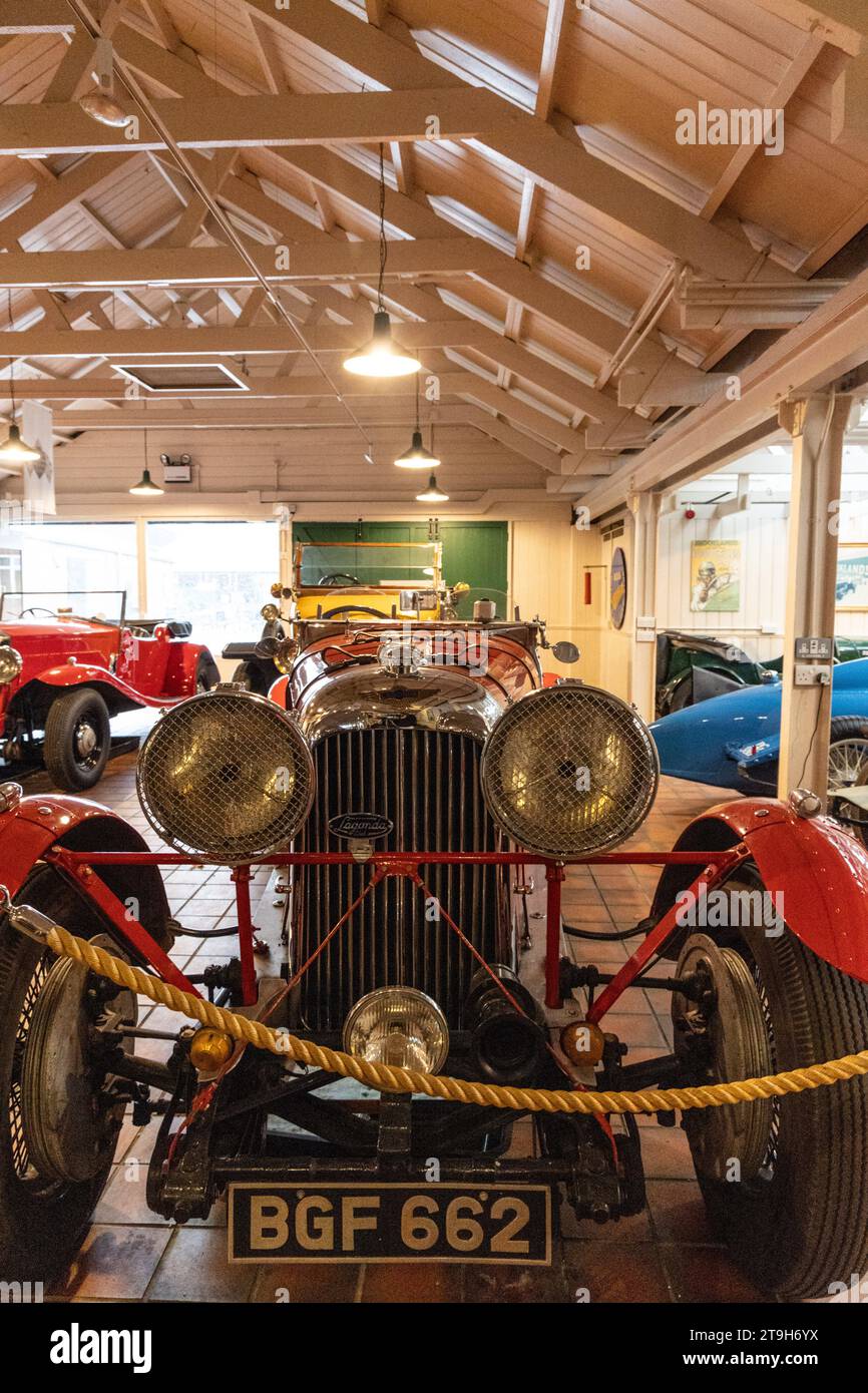 1934 Lagonda M45 le Mans Replica voiture au musée Brooklands, Weybridge, Surrey, Royaume-Uni Banque D'Images