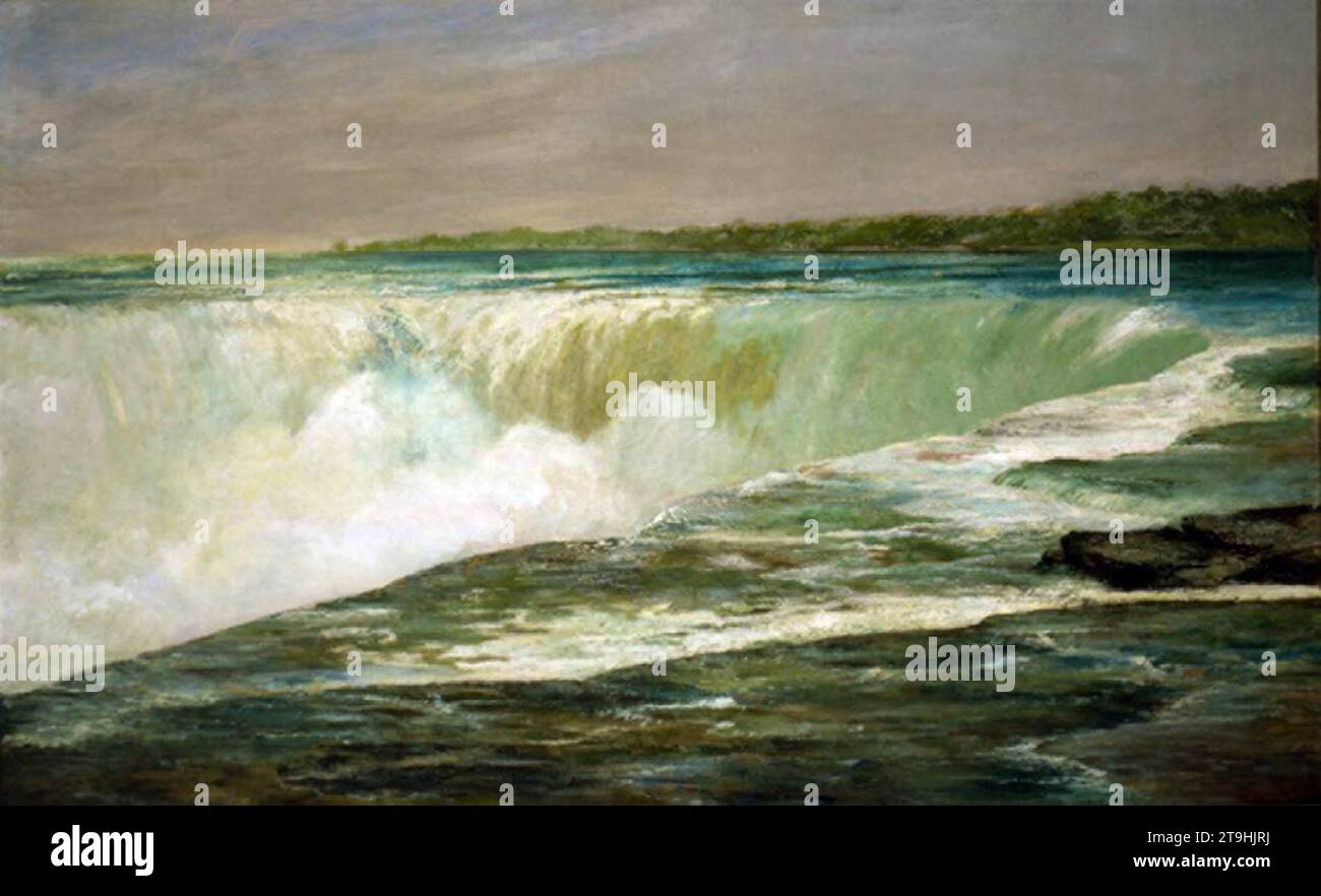 Niagara Falls 1878 par William Morris Hunt Banque D'Images