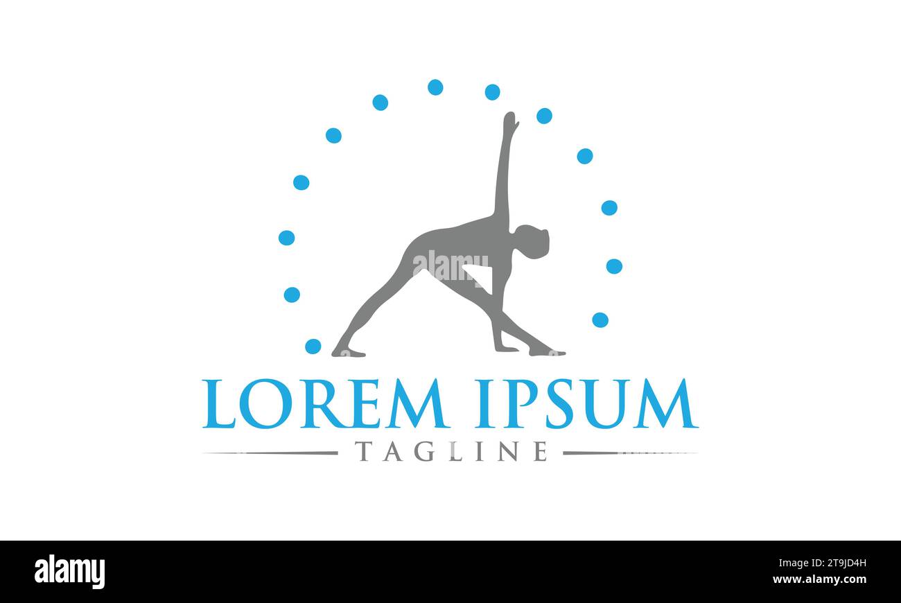 GYM logo Design conception de logo professionnel Illustration de Vecteur