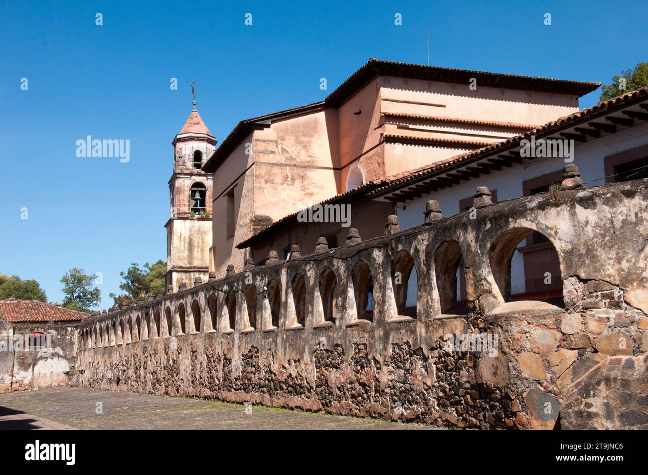 Templo del Sagrario, église mexicaine à Patzcuaro, Michoacan Banque D'Images