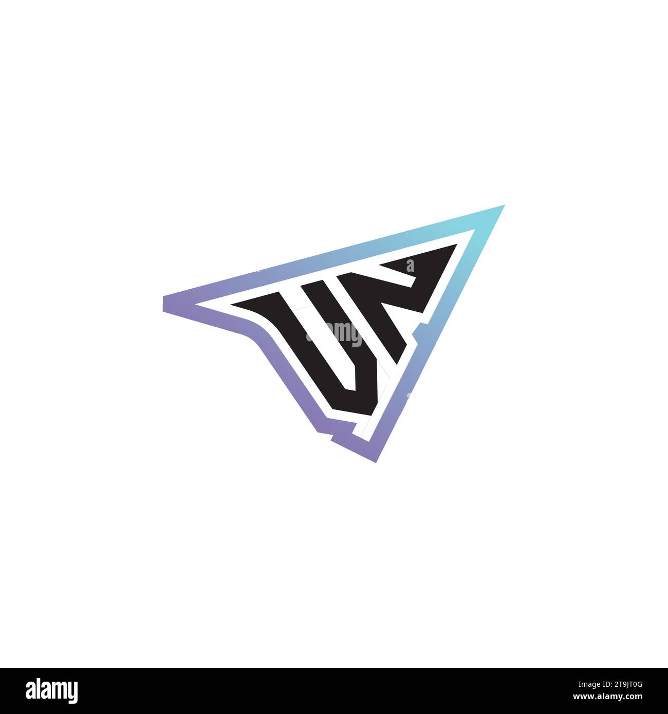 Combinaison de lettres VZ logo cool eSport ou logo initial de jeu comme conception de concept d'inspiration Illustration de Vecteur